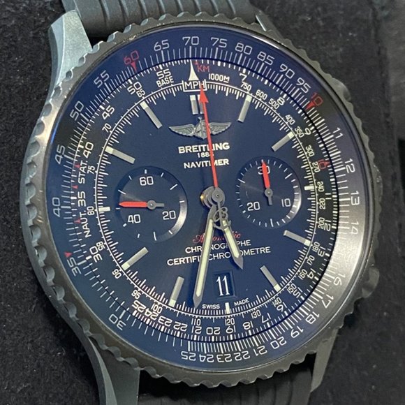 Breitling Other - Breitling Navitimer Black Steel 46mm Automatic